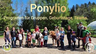 Ponylio  Programm mit 5 Stationen für Gruppen Teams Geburtstage etc [upl. by Kesia]