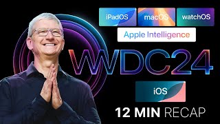 Apple WWDC 2024 RECAP 10 MindBlowing Reveals [upl. by Vale]