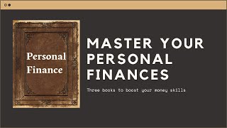 3 Books to learn personal finance [upl. by Mckale]