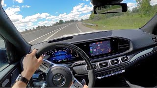 2021 MercedesAMG GLS 63  POV First Impressions [upl. by Warder]