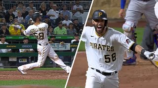 Jacob Stallings WALKOFF GRAND SLAM seals comeback victory over New York PiratesMets  71721 [upl. by Kylah]