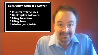 How To File Bankruptcy Without a Lawyer [upl. by Iives]