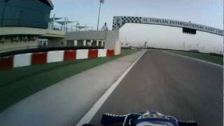 Rübig Mega Kart Al Forsan Abu Dhabi Onboard Karting [upl. by Schramke]