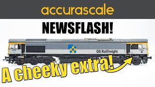 ACCURASCALE NEWS FLASH Euro Class 66 Limited Edition  MODEL RAILWAY NEWS [upl. by Negiam115]