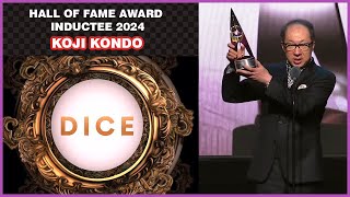 DICE Awards 2024  Koji Kondo being honored with the Hall of Fame award ft Brian Tyler [upl. by Tobiah146]