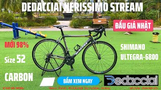 DEDACCIAI NERISSIMO  Ultegra 6800  CARBON  Đấu giá Nhật  LH 0938989335 [upl. by Nylloc]