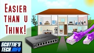 No more WiFi How to wire your house for Internet [upl. by Illah]