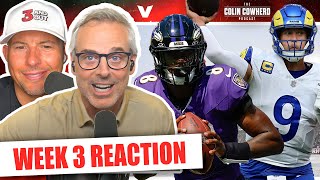 Reaction to RavensCowboys 49ersRams EaglesSaints BearsColts BroncosBucs  Colin Cowherd NFL [upl. by Nomis]