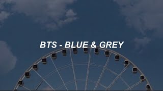 BTS Blue amp Grey Karaoke Easy Lyrics [upl. by Asenej]