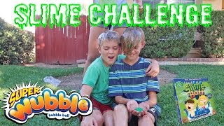 WUBBLE BUBBLE SLIME CHALLENGE [upl. by Atteiram]