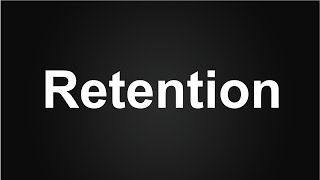 Retention Meaning in Urdu How to Say Retention in English Retention Meaning in Hindi [upl. by Fricke]