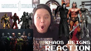 KOMBAT PACK 2 Mortal Kombat 1 Khaos Reigns Official Announcement Trailer REACTION [upl. by Akinihs498]