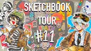 ★Sketchbook tour 11★ [upl. by Ahsemrak]