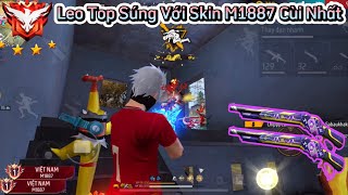 Free Fire Leo Top 3 Sever VN Bằng “M1887 Skin Cùi Nhất Nhưng Chỉ Sổ Lv7” Gánh Team Thế Giới 26Kill [upl. by Toblat22]