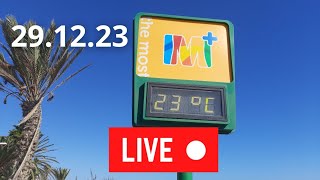 🔴🌡️LIVE Gran Canaria Playa del Ingles 291223 Weather Today Wetter Heute [upl. by Leyameg]