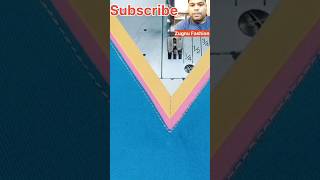 Sewing Technique for V neck design sew sewingtips সেলাইক্লাস sewingtutorial zugnufashion [upl. by Nabal]