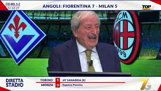 Fiorentina Milan 12 con Tiziano Crudeli e Mirko Palo [upl. by Nirad]