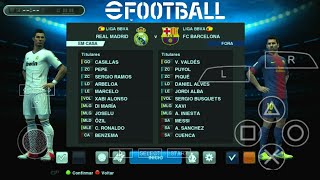 EFOOTBALL PES 2013 MOD TEXTURA PARA PPSSPP [upl. by Eiclehc782]