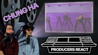 PRODUCERS REACT  Chung Ha Dream of You Performance Video Reaction [upl. by Ynabla]