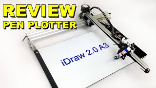 REVIEW  New PEN PLOTTER iDraw 20 A3 by UUNA TEK® XY CNC Drawing Machine [upl. by Olemrac88]