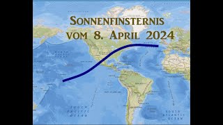 Sonnenfinsternis vom 8 April 2024  Total [upl. by Edahs]