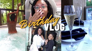 SURPRISE BDAY ROAD TRIP😆 WTF Kimpton Tyron Park Asheville Shoji Spa Mariposa Charlotte NC VLOG [upl. by Atiekan]