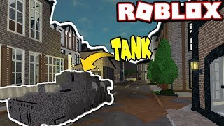 A TANK IN BLOXBURG  WWII Bastogne Belgium  Subscriber Tours Roblox Bloxburg [upl. by Rochkind875]