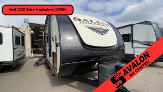 USED 2020 Salem Hemisphere HyperLyte 22RBHL Travel Trailer Walk Through [upl. by Ignazio]