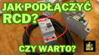 Jak podłączyć różnicówkę RCD Jak działa po co stosować Czy warto [upl. by Tehcac937]