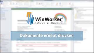 WinWorker Tutorial Dokumente erneut drucken [upl. by Elsi]