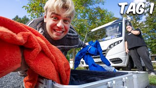 Der chaotische Start unserer Wohnmobil Tour hab vergessen zu packen [upl. by Llerot]