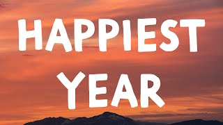 Jaymes Young  Happiest Year Lyrics [upl. by Osnohpla]