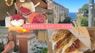 HOLIDAY VLOG in Sorrento Italy🇮🇹 Day 1 [upl. by Nylhsa]