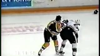 Colton Orr vs George Parros [upl. by Guyer959]