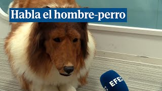 Habla el famoso hombre perro japonés quotMe siento felizquot [upl. by Roeser149]