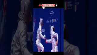 OH Sanguks Lightning Fast Surprise Attack Milan 2023 Team Sabre Final fencing fencinghighlights [upl. by Atima]