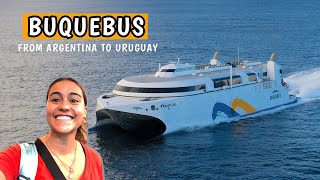 Buquebus  Ferry Journey from Argentina to Uruguay 4K Subtitulado en Español [upl. by Gibert]