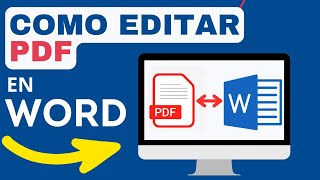 Como editar un archivo PDF en Word fácilmente [upl. by Leeth]