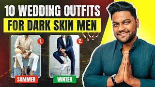 10 Wedding Outfits For Dark Men  In Hindi  Love Dark [upl. by Eal]