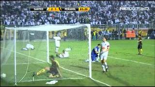 Santos Peñarol goles y pelea [upl. by Molli246]