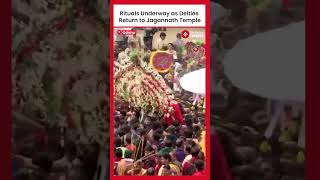 Bahuda Rath Yatra Celebrations Begin as Deities Return to Jagannath Temple [upl. by Tnerual]