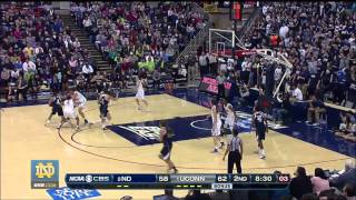 Highlights  Notre Dame 73 UConn 72  Notre Dame Womens Basketball [upl. by Alexei581]