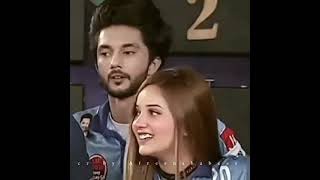 Rabeeca amp Hussain cute moments  Rabeesain Cute Moments in Game show [upl. by Nomrah]