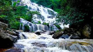 Incredible Waterfalls Flowing Sound 4k Waterfall Nature Sounds White Noise for Sleeping Study [upl. by Denman]