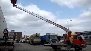 NISSAN CABSTAR 35E120 0302 W MULTITEL 160ALU DS BASKET BOOM LIFT 1610CM [upl. by Wendin681]