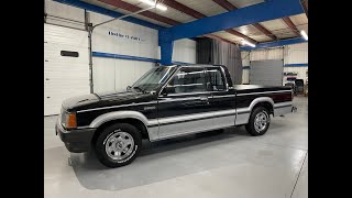 1986 Mazda B2000 LX Cab Plus  22K Original Miles Available at wwwbluelineclassicscom [upl. by Keelby]