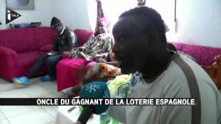 Un migrant sénégalais gagne le gros lot à la quotloterie de Noëlquot espagnole [upl. by Ros575]