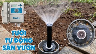 HUNTER  HỆ THỐNG TƯỚI TỰ ĐỘNG ĐIỀU KHIỂN TỪ XA CHO CẢNH QUAN SÂN VƯỜN [upl. by Ruvolo490]