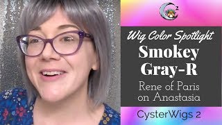 CysterWigs Color Spotlight Smokey GrayR by Rene of Paris on Anastasia [upl. by Audras]