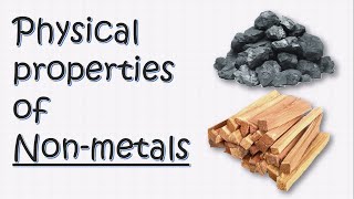 PHYSICAL PROPERTIES OF NONMETALS  metals and nonmetals  Science [upl. by Mahon183]